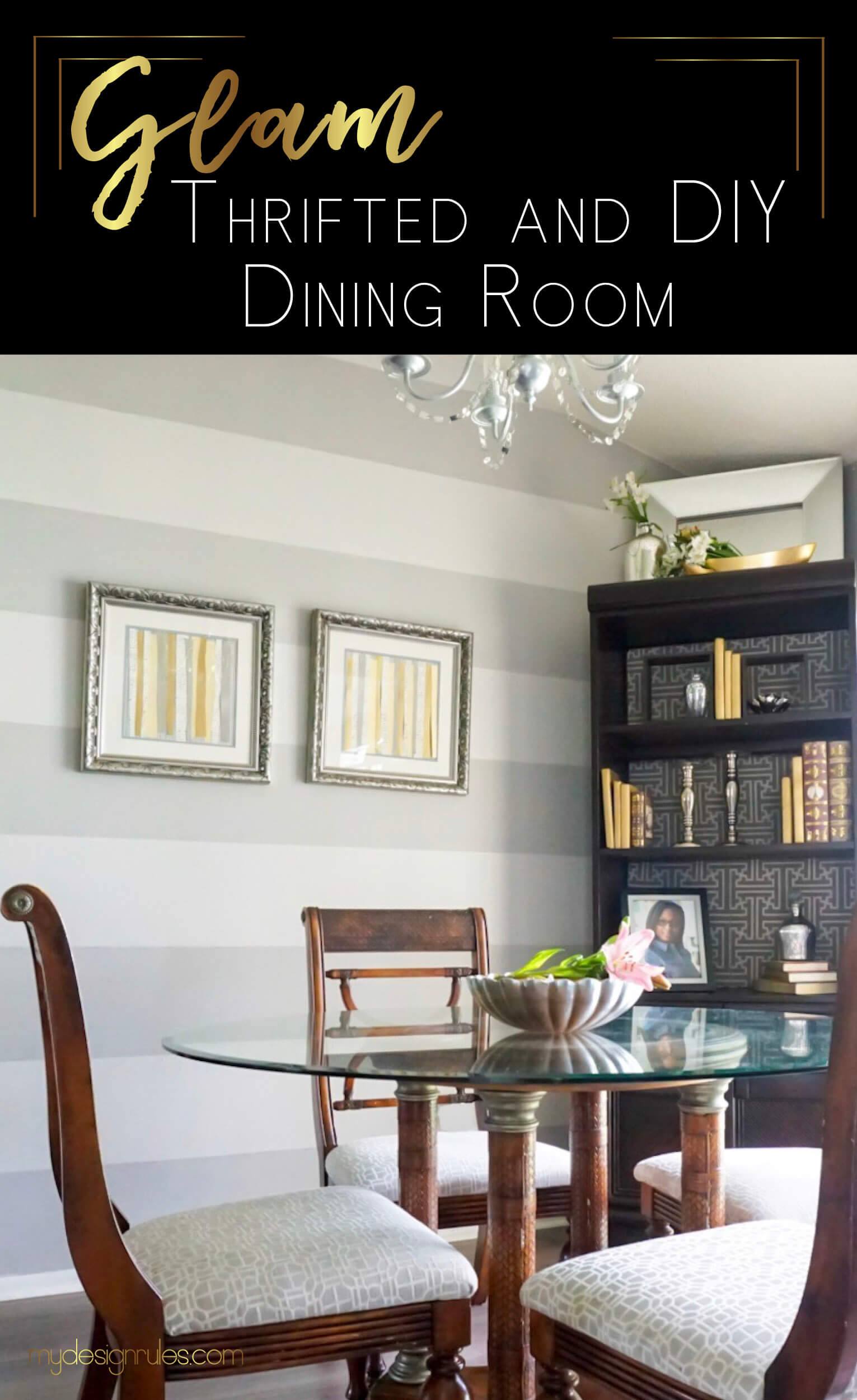 $200 Budget Dining Room Makeover | My Design Rules
