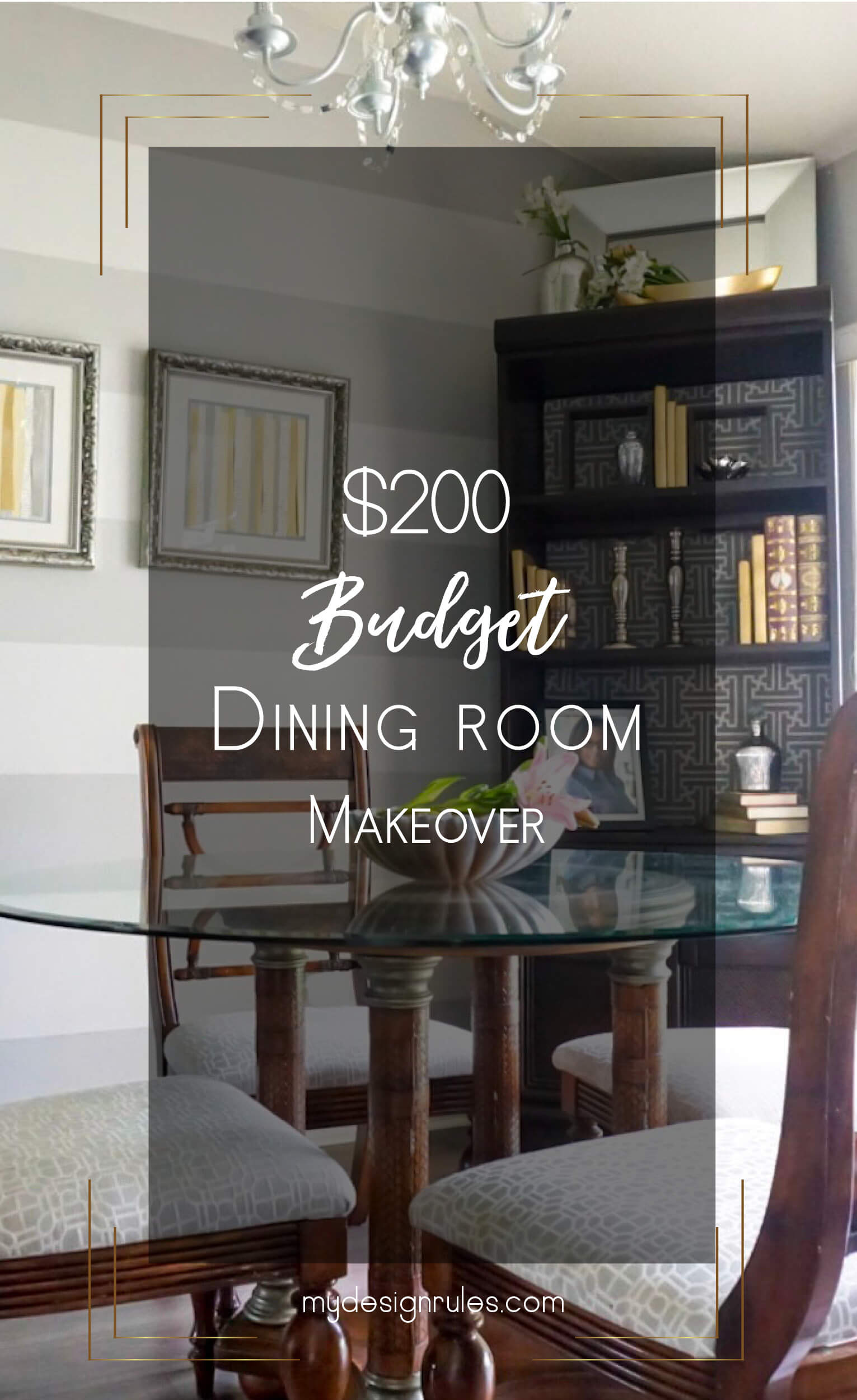 Give your dining room a makeover on a budget. Decorate a fabulous room on a budget.