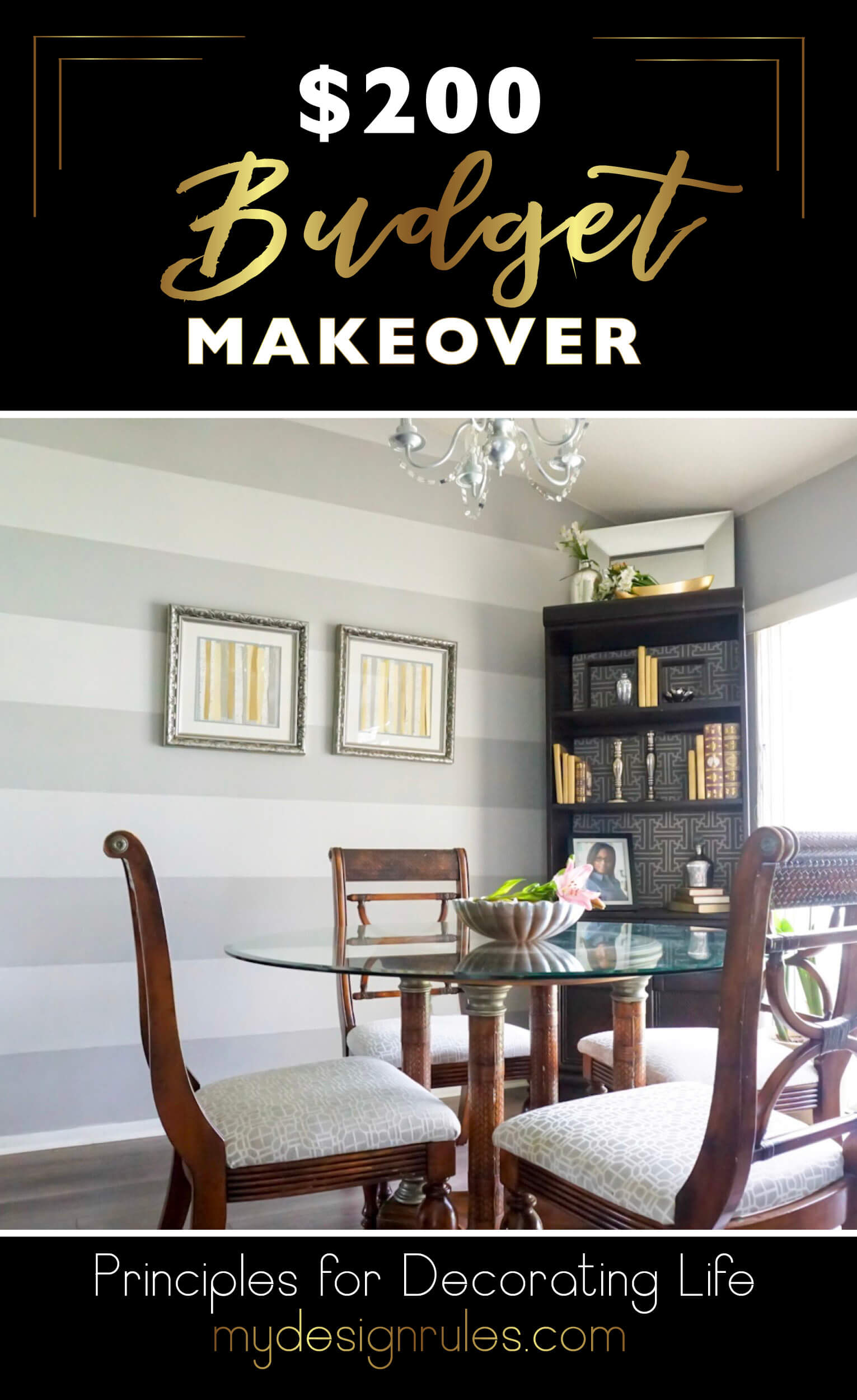 Give your dining room a makeover on a budget. Decorate a fabulous room on a budget.