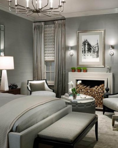 This is a bedroom of my dreams designed beautifully in neutrals, layers and luxury.