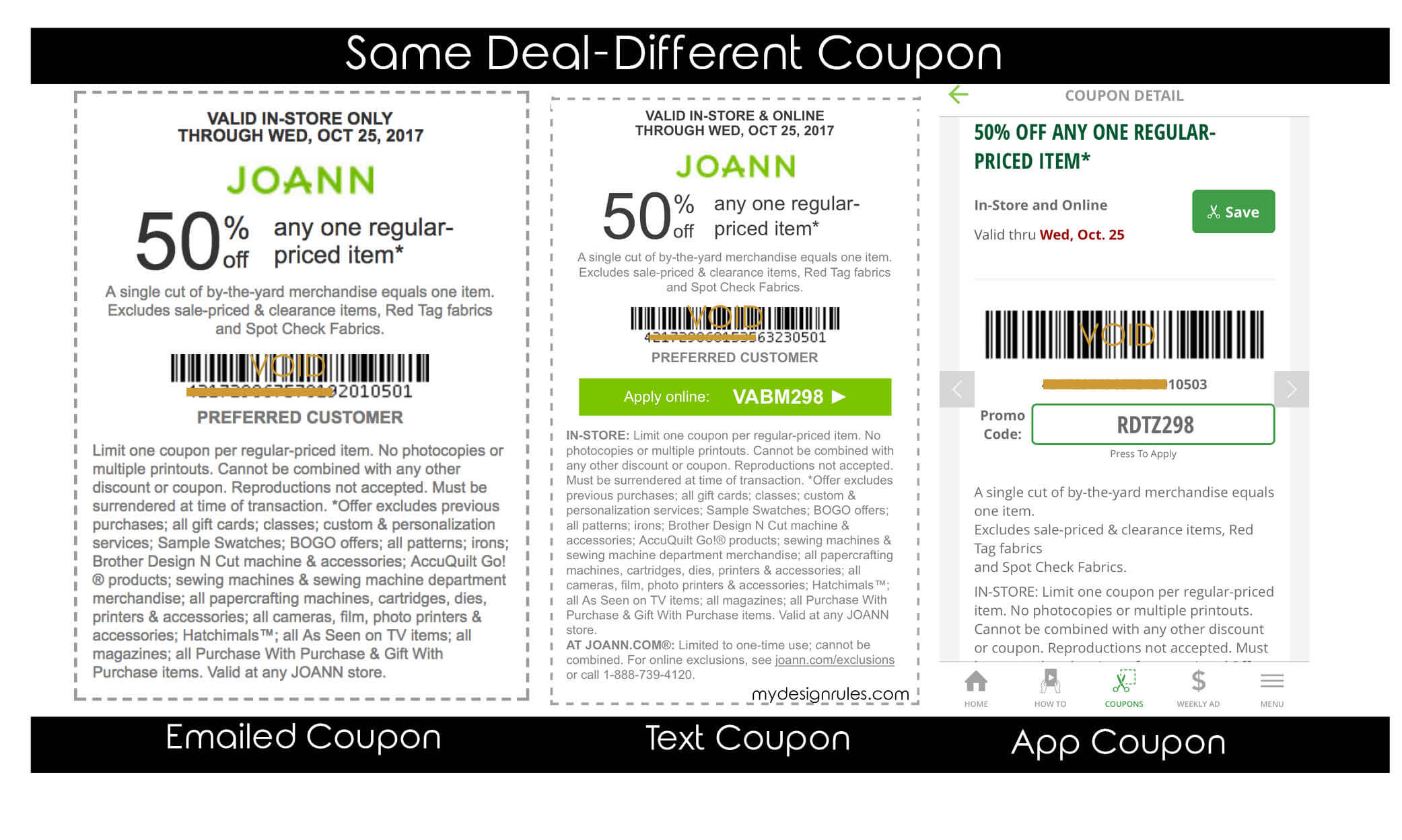 How To Get The Best Deal At JoAnn Fabric And Crafts My Design Rules   JoAnn Coupon Explained 22 