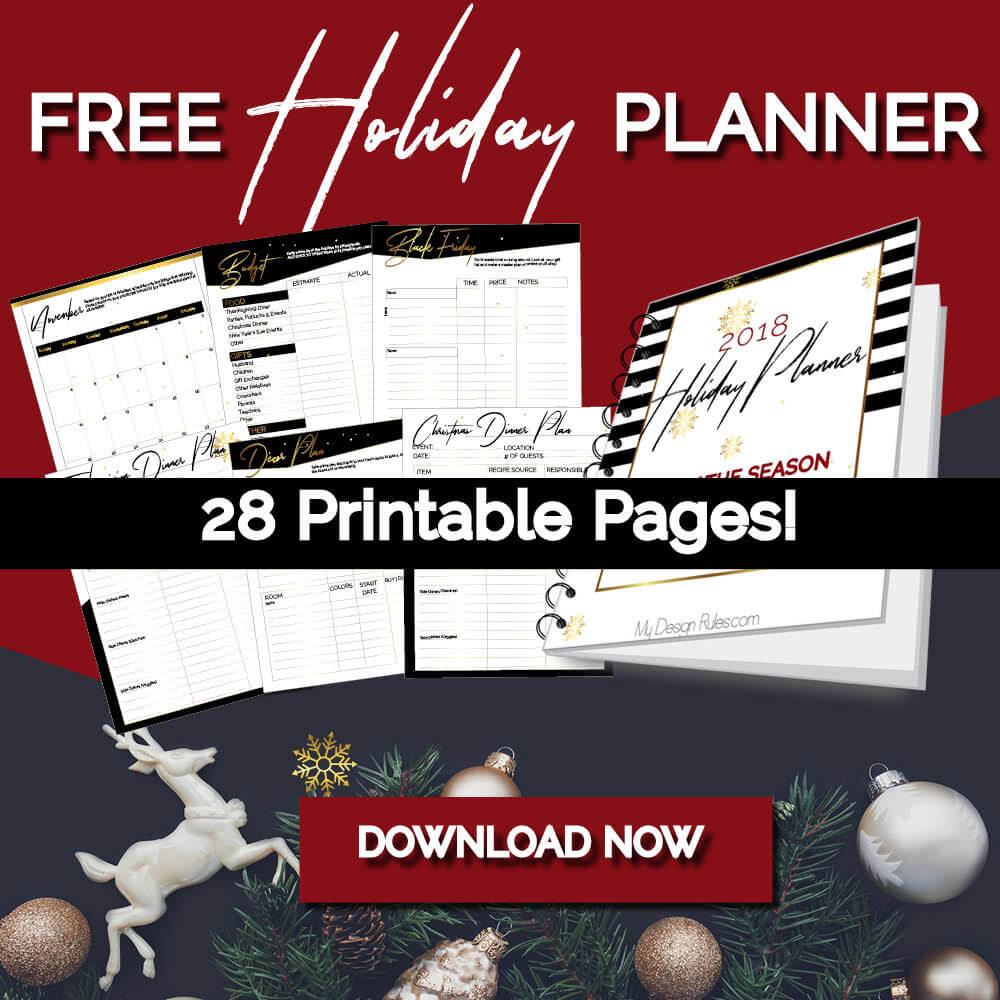 Free 2018 Holiday Planner