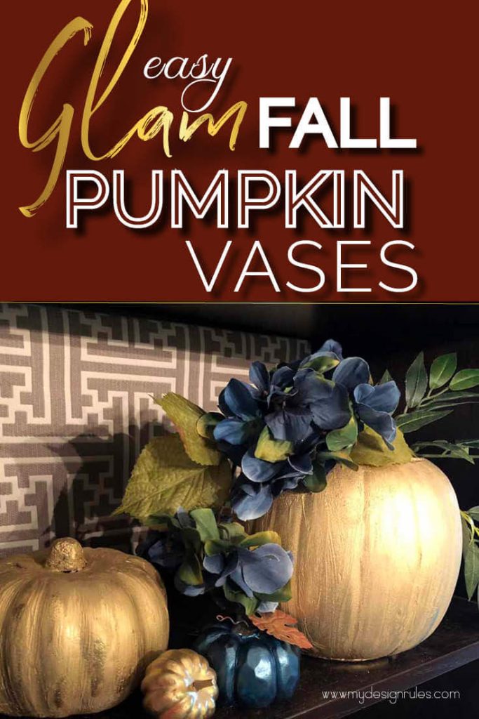 DIY Pumpkin Vases-